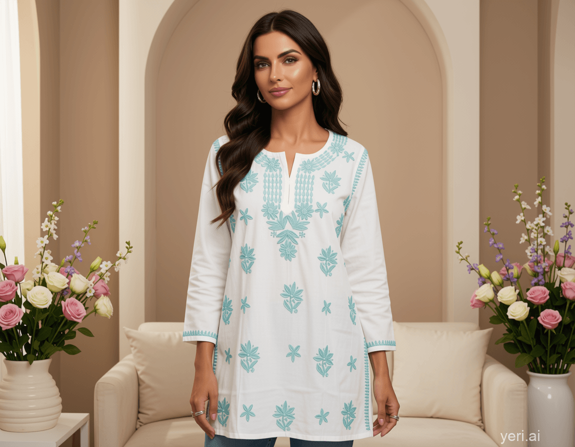 Cotton Block Print Kurti
